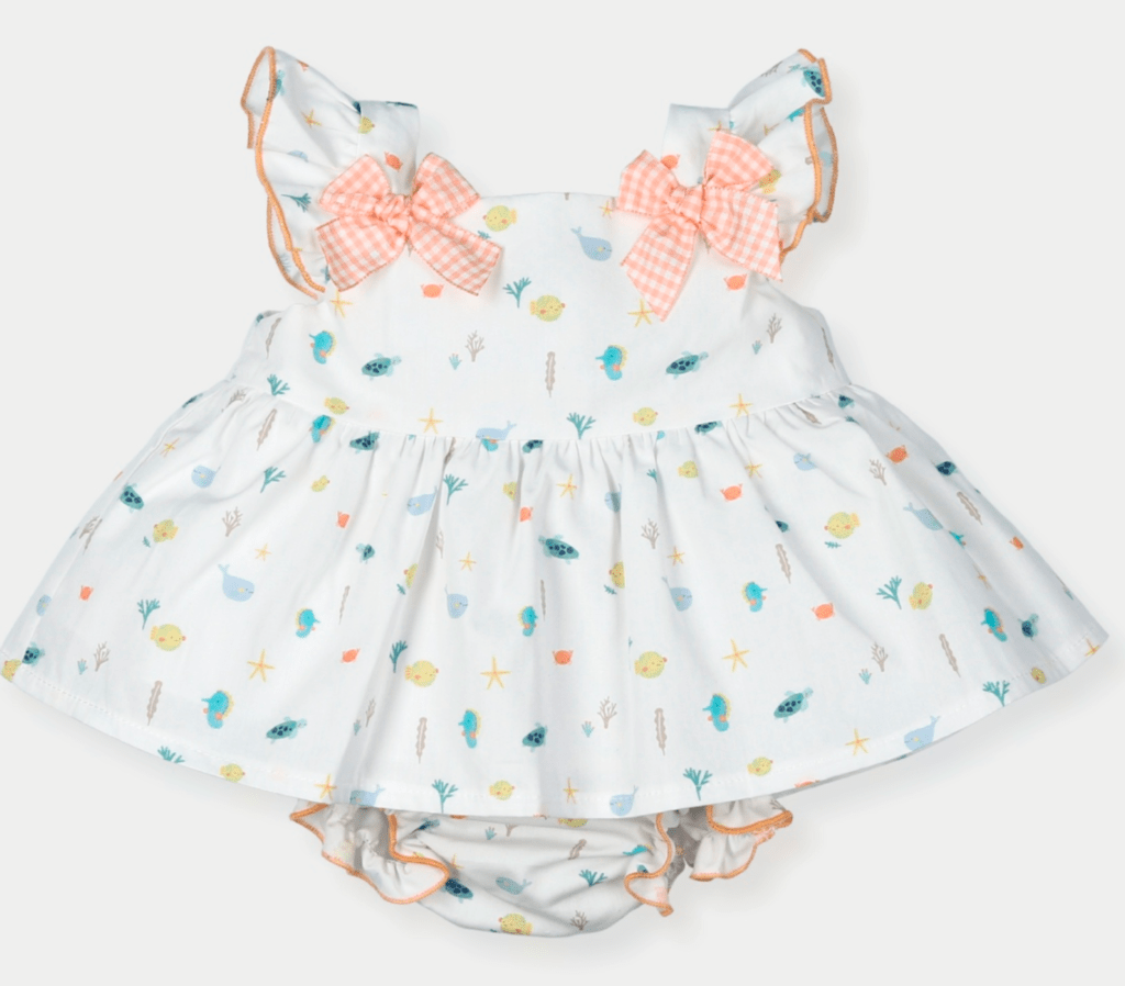 Koally Baby Dress Arabella Summer Peach Dress