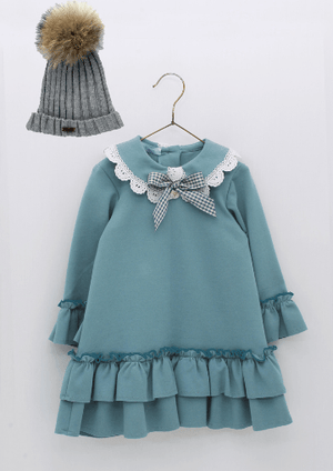 Koally Baby Dress Laila Equestrian Blue Dress