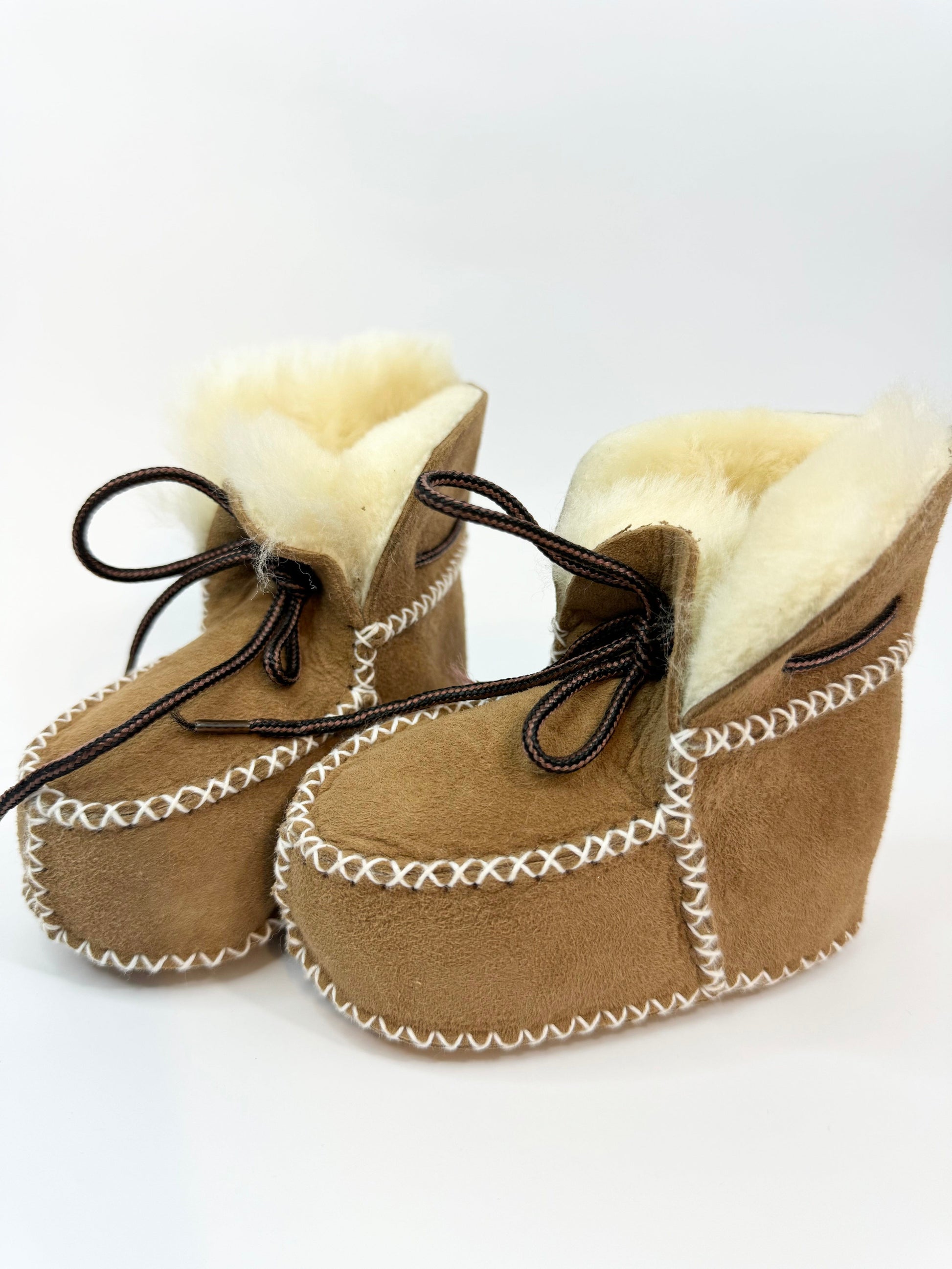 Koally Baby Shoes medium / beige Lambskin baby shoes